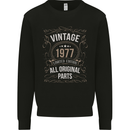 46th Birthday Limited Edition 1977 Mens Sweatshirt Jumper Black