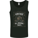 46th Birthday Limited Edition 1977 Mens Vest Tank Top Black