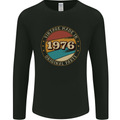 47th Birthday  Vintage Made In 1976 Mens Long Sleeve T-Shirt Black