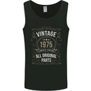 48th Birthday Limited Edition 1975 Mens Vest Tank Top Black