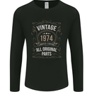 49th Birthday Limited Edition 1974 Mens Long Sleeve T-Shirt Black