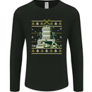 4X4 Off-Roading Christmas Tree Funny Xmas Mens Long Sleeve T-Shirt Black