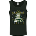 4X4 Off-Roading Christmas Tree Funny Xmas Mens Vest Tank Top Black