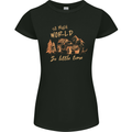 4X4 Off-roading Mountains Off Roading Womens Petite Cut T-Shirt Black