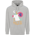 4 Year Old Birthday Girl Magical Unicorn 4th Childrens Kids Hoodie Sports Grey