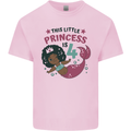 4th Mermaid Birthday 4 Year Old Kids T-Shirt Childrens Light Pink