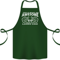 50th Birthday 50 Year Old This Is What Cotton Apron 100% Organic Forest Green