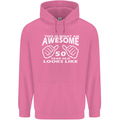 50th Birthday 50 Year Old This Is What Mens 80% Cotton Hoodie Azelea