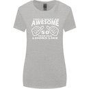 50th Birthday 50 Year Old This Is What Womens Wider Cut T-Shirt Sports Grey