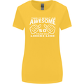 50th Birthday 50 Year Old This Is What Womens Wider Cut T-Shirt Yellow