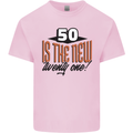 50th Birthday 50 is the New 21 Funny Mens Cotton T-Shirt Tee Top Light Pink