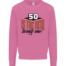 50th Birthday 50 is the New 21 Funny Mens Sweatshirt Jumper Azalea