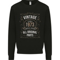 50th Birthday Limited Edition 1973 Mens Sweatshirt Jumper Black