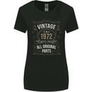 51st Birthday Limited Edition 1972 Womens Wider Cut T-Shirt Black