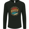 51st Birthday  Vintage Made In 1972 Mens Long Sleeve T-Shirt Black