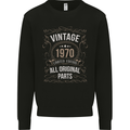 53rd Birthday Limited Edition 1970 Mens Sweatshirt Jumper Black