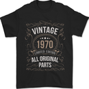 53rd Birthday Limited Edition 1970 Mens T-Shirt 100% Cotton Black