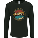 53rd Birthday  Vintage Made In 1970 Mens Long Sleeve T-Shirt Black