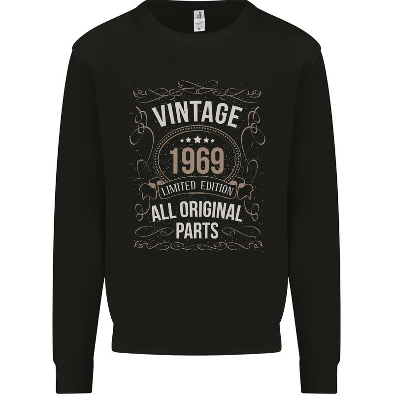 54th Birthday Limited Edition 1969 Mens Sweatshirt Jumper Black