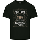 56th Birthday Limited Edition 1967 Mens Cotton T-Shirt Tee Top Black