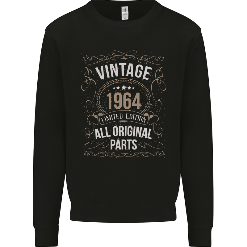 59th Birthday Limited Edition 1964 Mens Sweatshirt Jumper Black