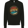 59th Birthday  Vintage Made In 1964 Mens Sweatshirt Jumper Black