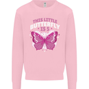 5 Year Old Birthday Butterfly 5th Kids Sweatshirt Jumper Light Pink