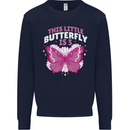 5 Year Old Birthday Butterfly 5th Kids Sweatshirt Jumper Navy Blue