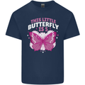 5 Year Old Birthday Butterfly 5th Kids T-Shirt Childrens Navy Blue