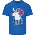 5 Year Old Birthday Girl Magical Unicorn 5th Kids T-Shirt Childrens Royal Blue