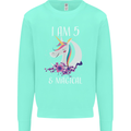 5 Year Old Birthday Magical Unicorn 5th Kids Sweatshirt Jumper Peppermint