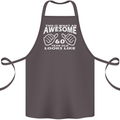 60th Birthday 60 Year Old This Is What Cotton Apron 100% Organic Dark Grey