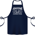 60th Birthday 60 Year Old This Is What Cotton Apron 100% Organic Navy Blue