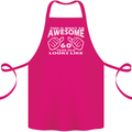 60th Birthday 60 Year Old This Is What Cotton Apron 100% Organic Pink