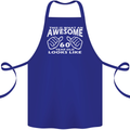 60th Birthday 60 Year Old This Is What Cotton Apron 100% Organic Royal Blue