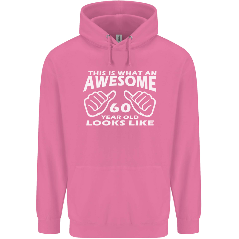 60th Birthday 60 Year Old This Is What Mens 80% Cotton Hoodie Azelea
