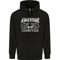 60th Birthday 60 Year Old This Is What Mens 80% Cotton Hoodie Black
