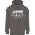 60th Birthday 60 Year Old This Is What Mens 80% Cotton Hoodie Charcoal