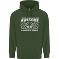 60th Birthday 60 Year Old This Is What Mens 80% Cotton Hoodie Forest Green