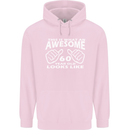 60th Birthday 60 Year Old This Is What Mens 80% Cotton Hoodie Light Pink