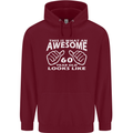 60th Birthday 60 Year Old This Is What Mens 80% Cotton Hoodie Maroon