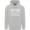 60th Birthday 60 Year Old This Is What Mens 80% Cotton Hoodie Sports Grey
