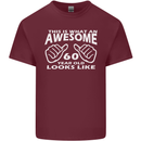 60th Birthday 60 Year Old This Is What Mens Cotton T-Shirt Tee Top Maroon