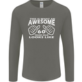 60th Birthday 60 Year Old This Is What Mens Long Sleeve T-Shirt Charcoal