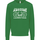 60th Birthday 60 Year Old This Is What Mens Sweatshirt Jumper Irish Green