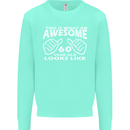 60th Birthday 60 Year Old This Is What Mens Sweatshirt Jumper Peppermint