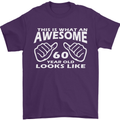 60th Birthday 60 Year Old This Is What Mens T-Shirt 100% Cotton Purple