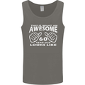 60th Birthday 60 Year Old This Is What Mens Vest Tank Top Charcoal
