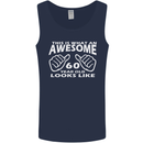 60th Birthday 60 Year Old This Is What Mens Vest Tank Top Navy Blue