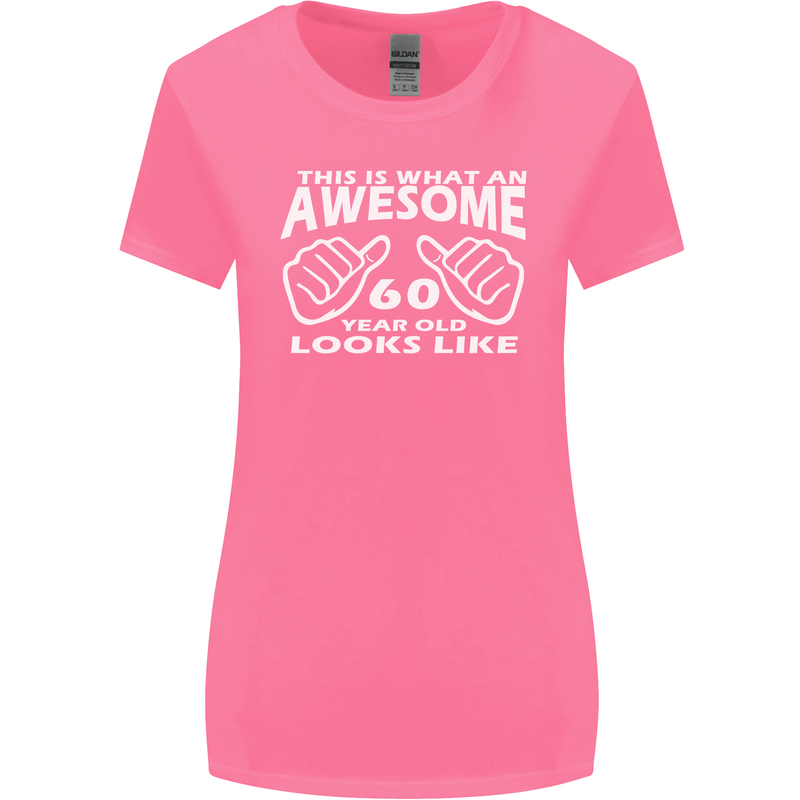 60th Birthday 60 Year Old This Is What Womens Wider Cut T-Shirt Azalea